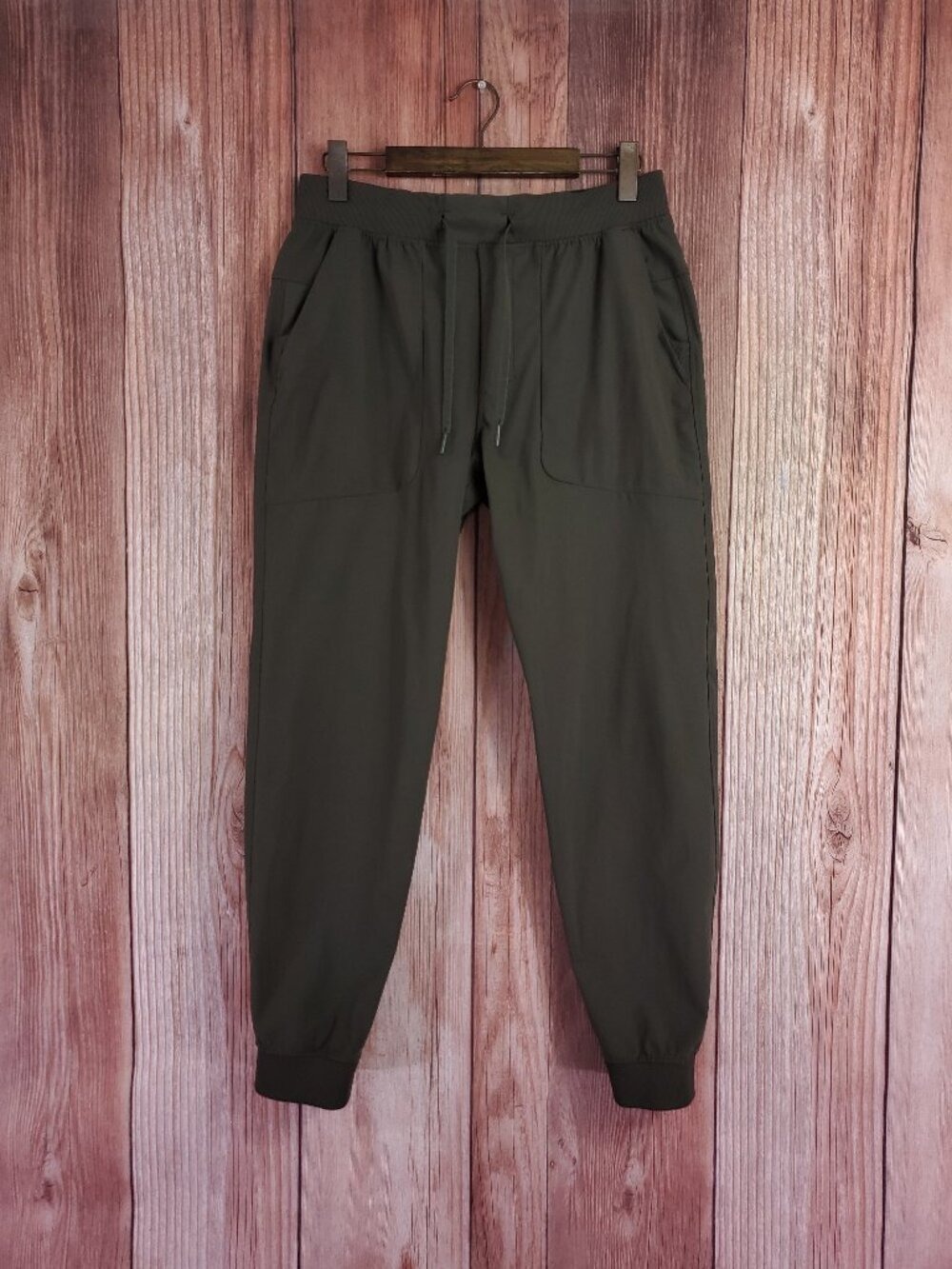 Lululemon ABC Joggers Pants Mens Large Warpstreme Sweatpants Dark Olive M5A85S